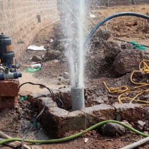 Borewell flushing